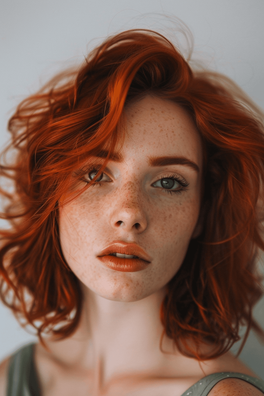 Casual Waves Red Hair