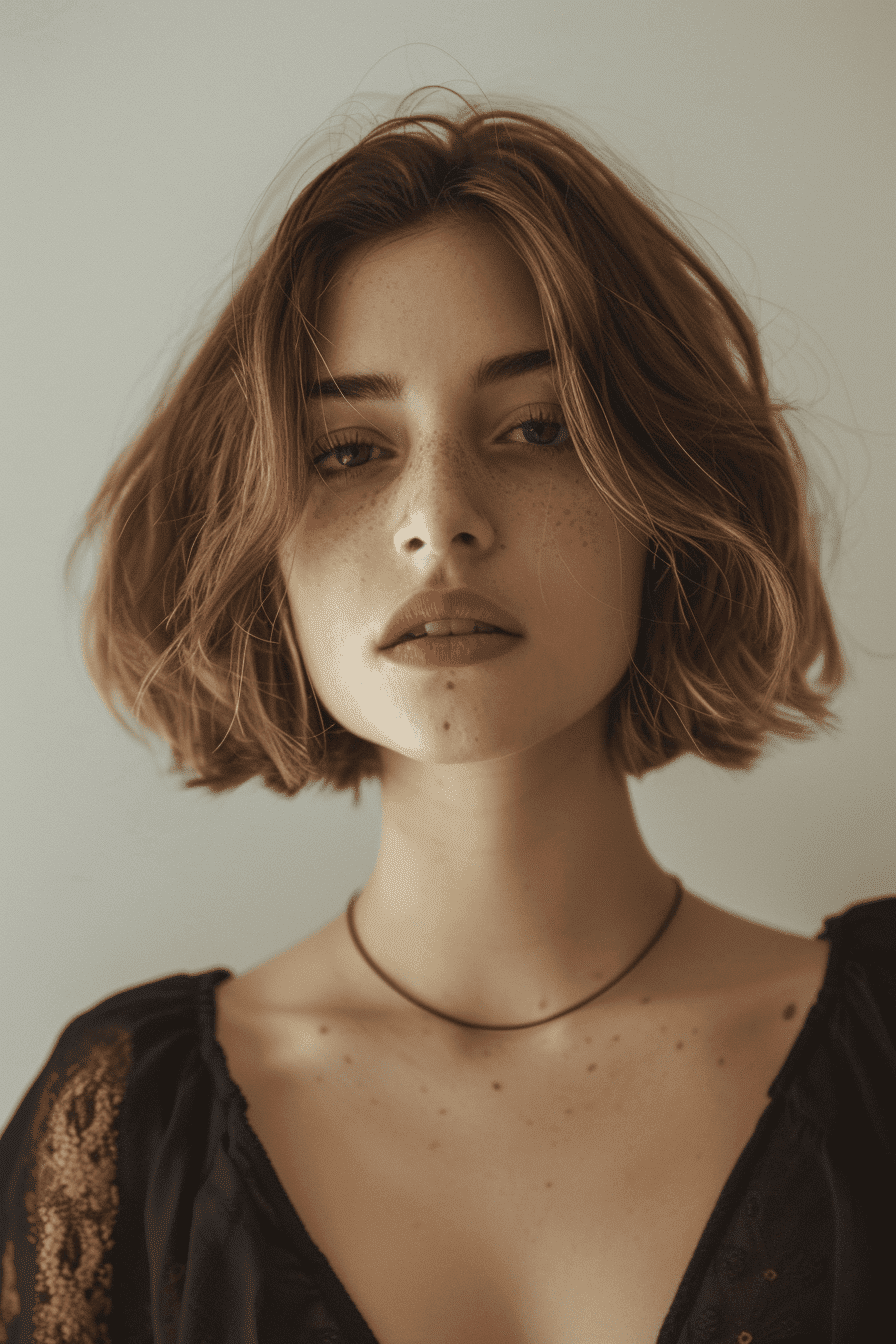 Chic Messy Bob Vibes