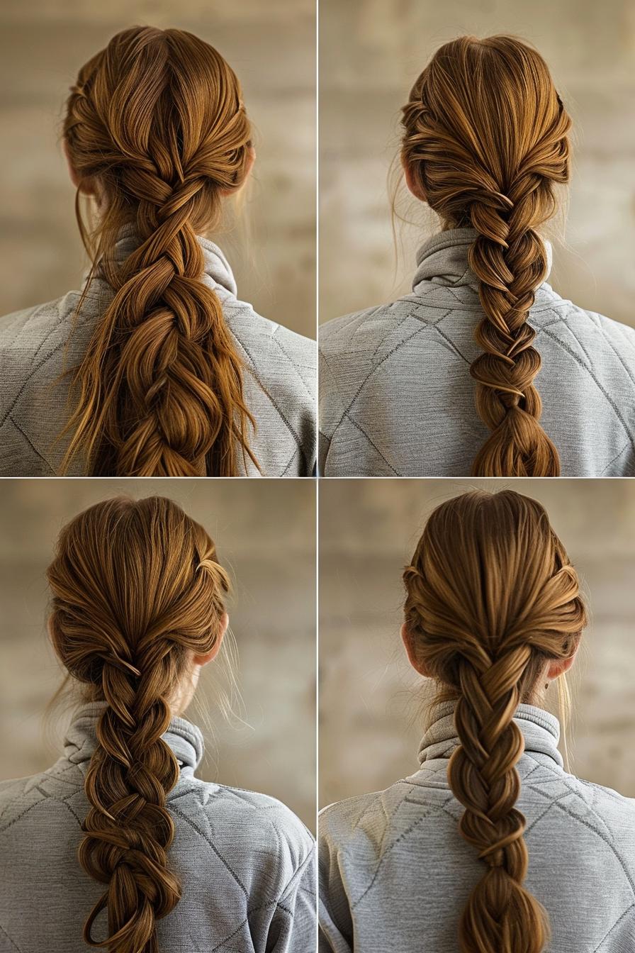 Auburn Braided Elegance