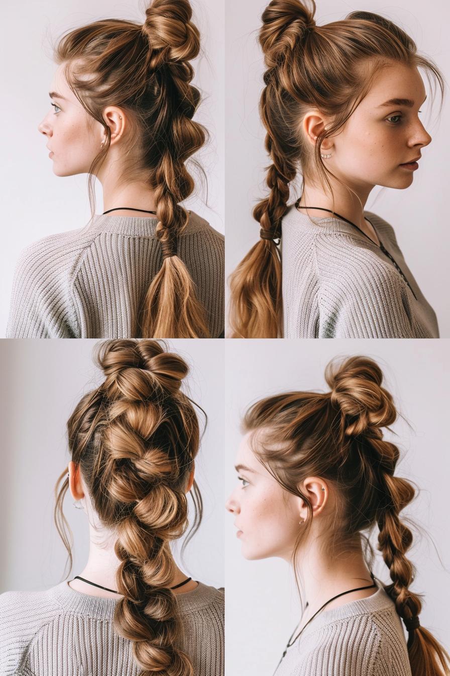 Braided Bun Elegance