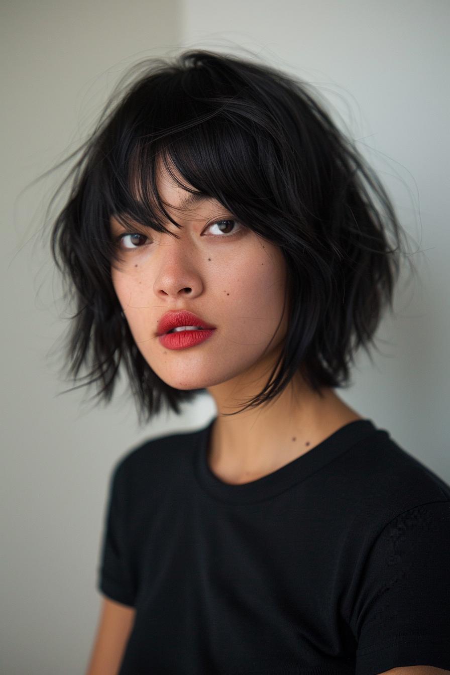 Charming Messy Bob Style