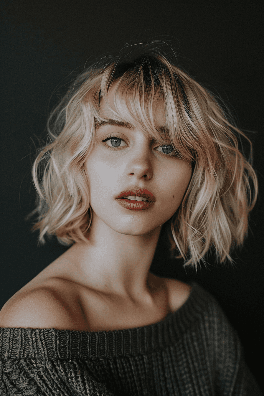 Chic Blonde Bob