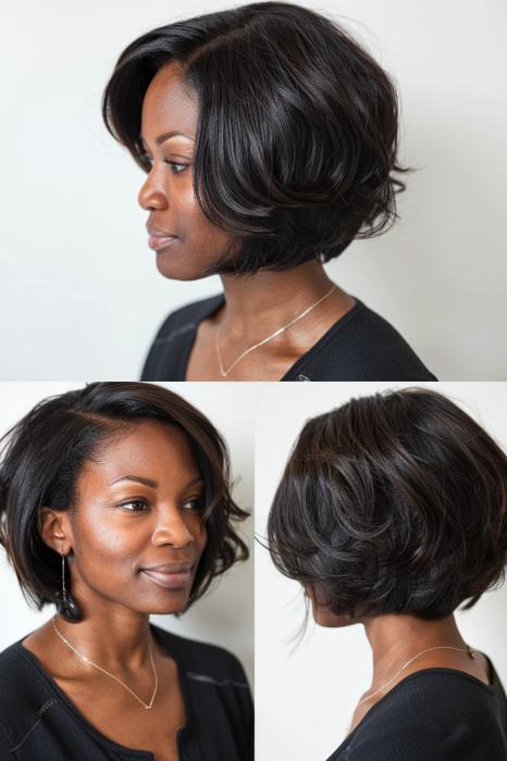 Chic Layered Bob Glam