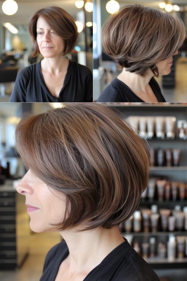 Chic Layered Bob Style