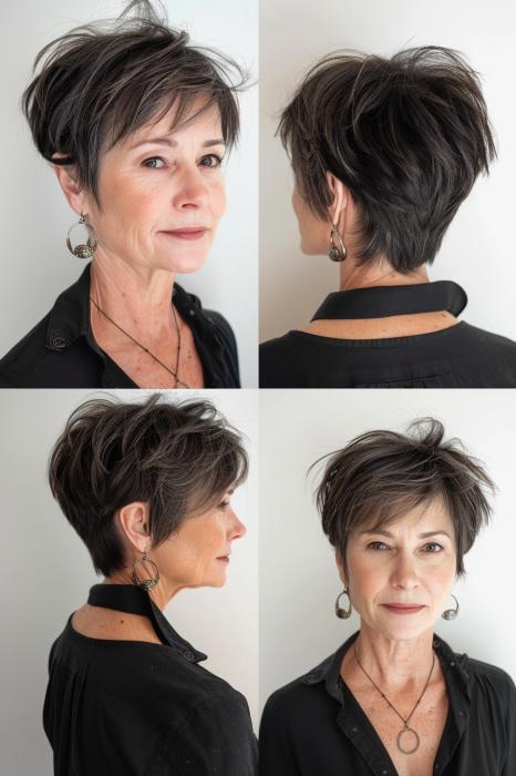 Chic Layered Pixie Elegance