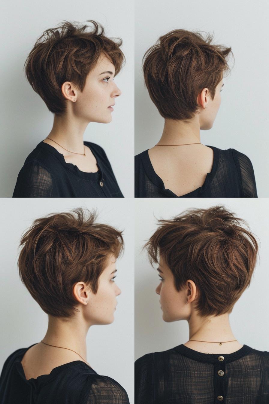 Chic Textured Pixie Cut