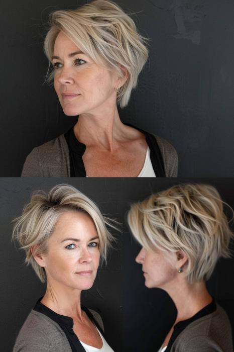 Chic Waves Pixie Cut