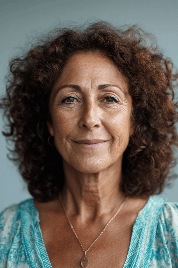 cute curly hairstyles over 60 2