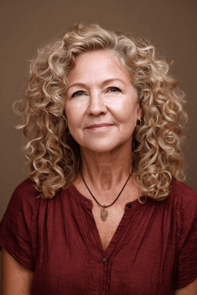 cute curly hairstyles over 60 3