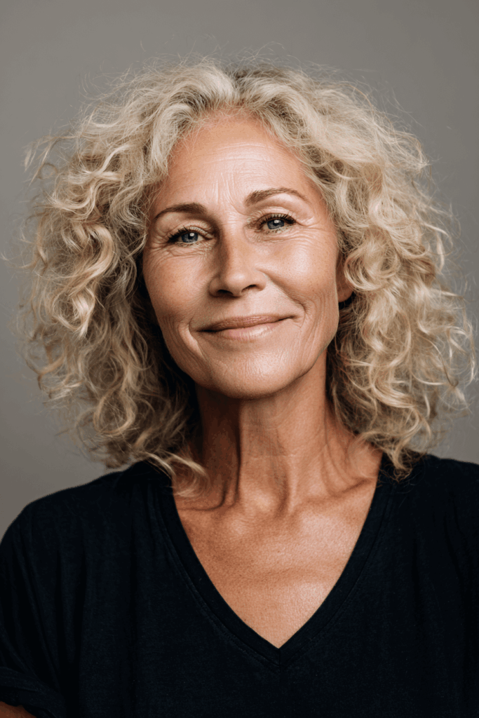 cute curly hairstyles over 60 4