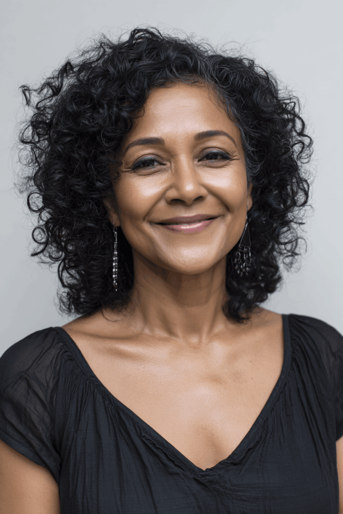 cute curly hairstyles over 60 6