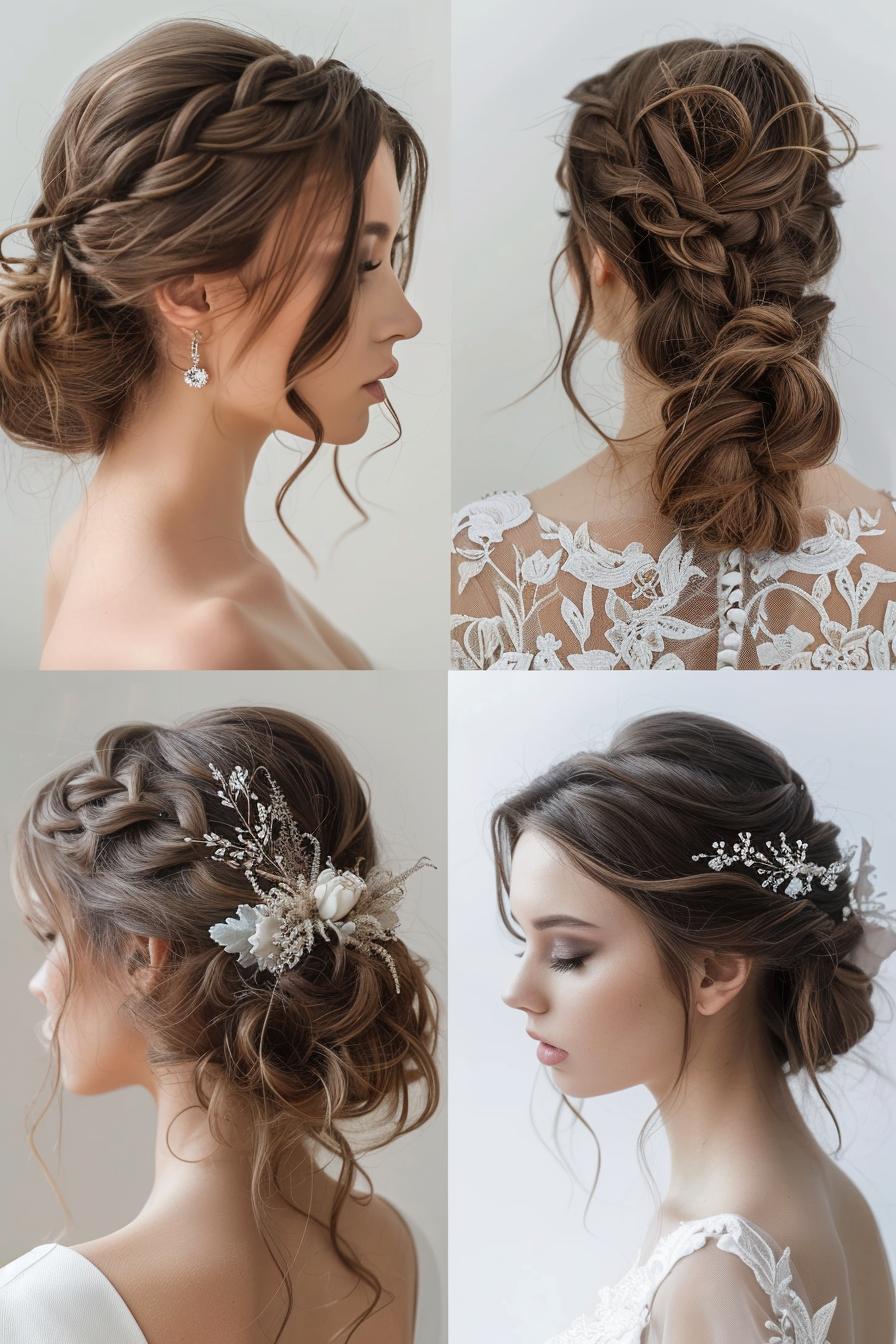 Dreamy Braided Bridal Updo