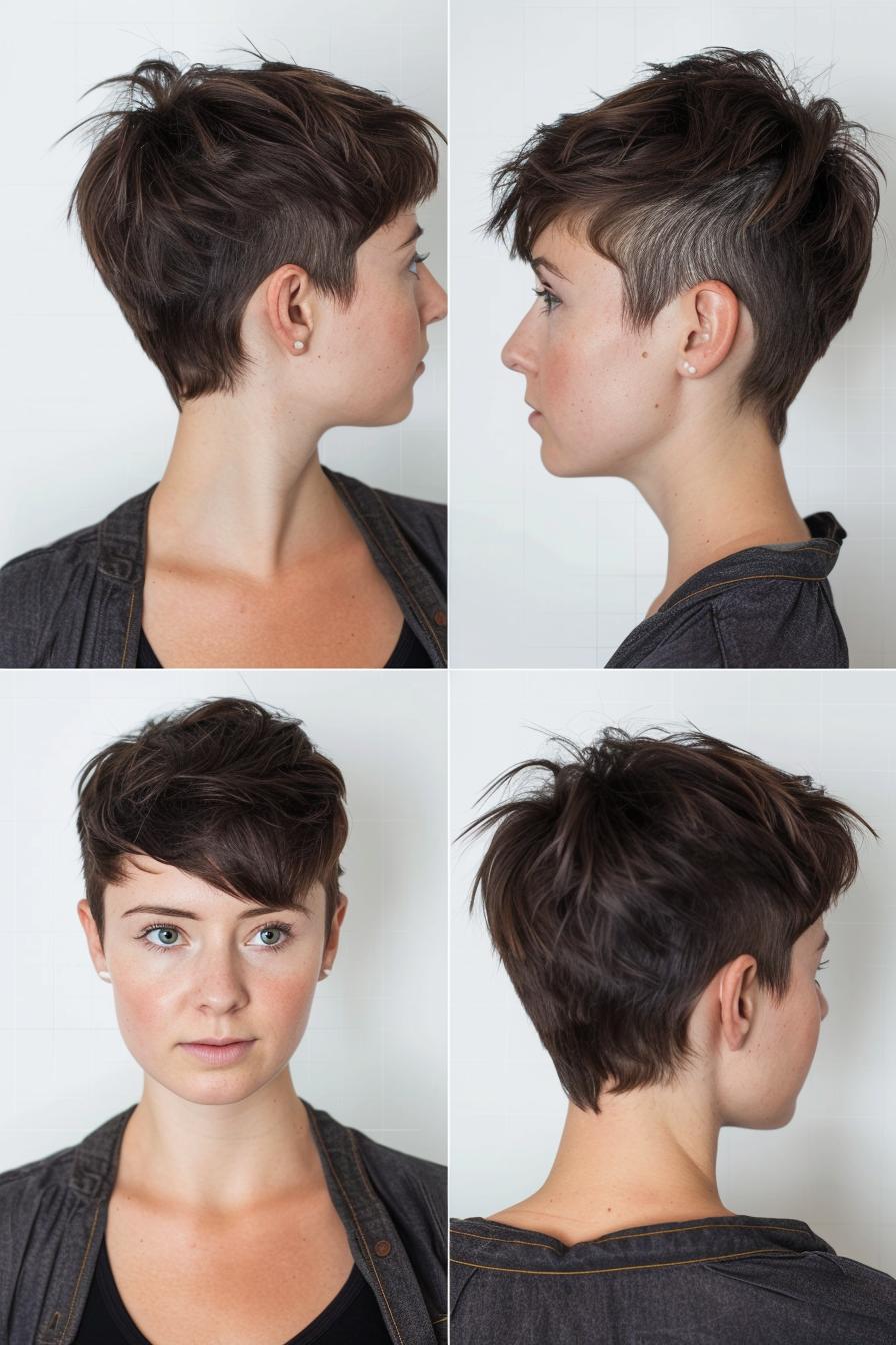 Edgy Pixie Haircut