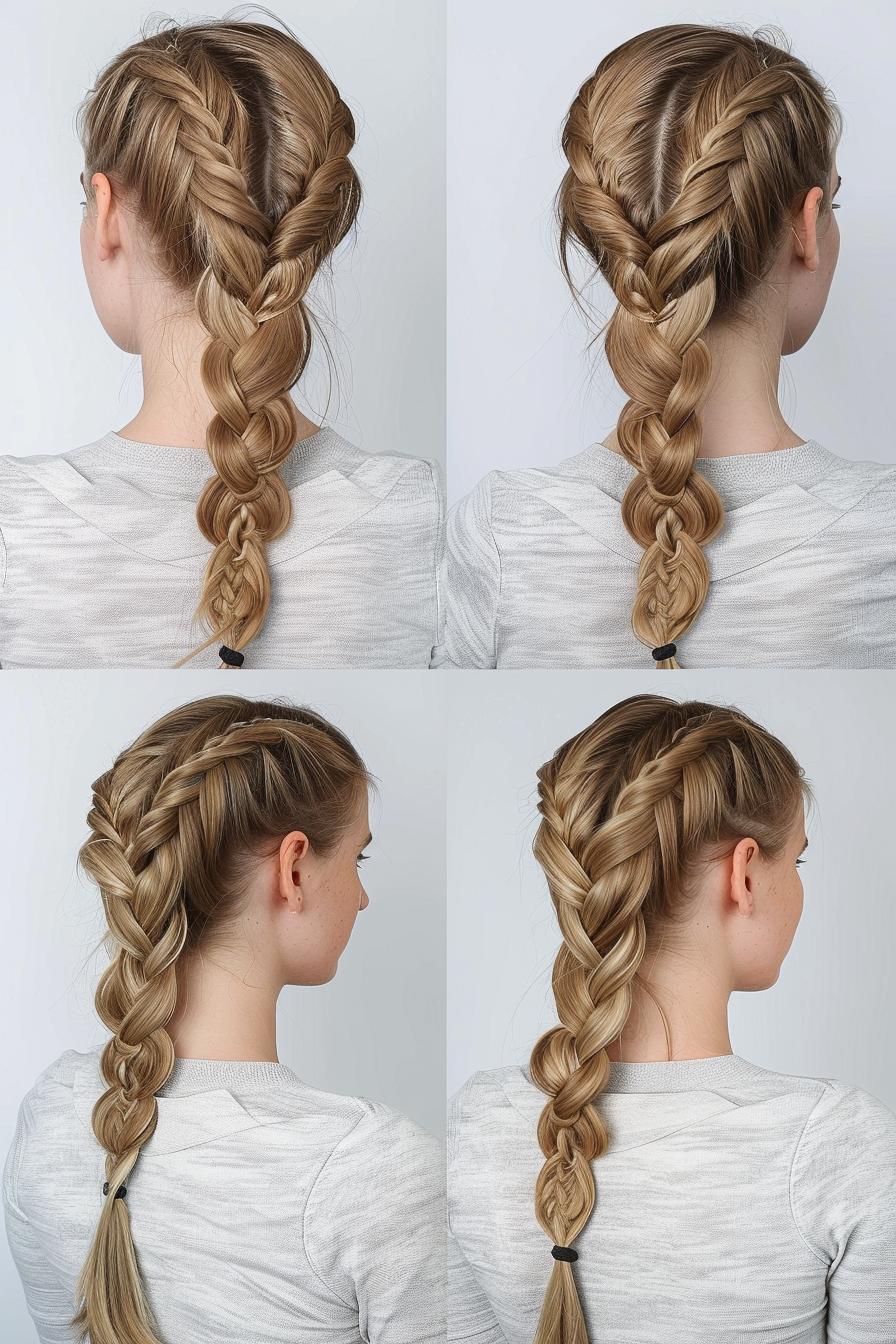 Elegant French Braided Beauty