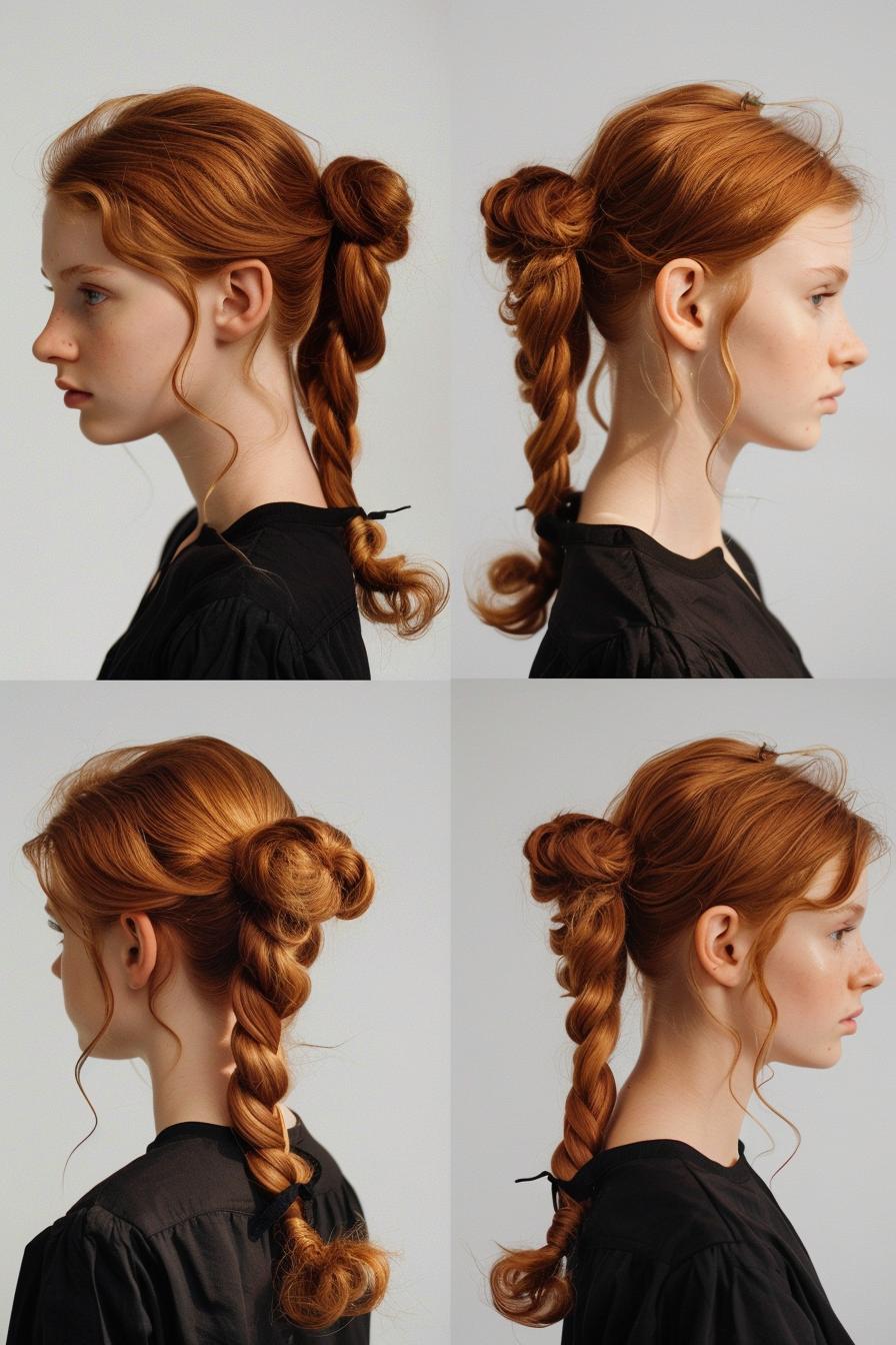 Elegantly Twisted Braid Masterpiece