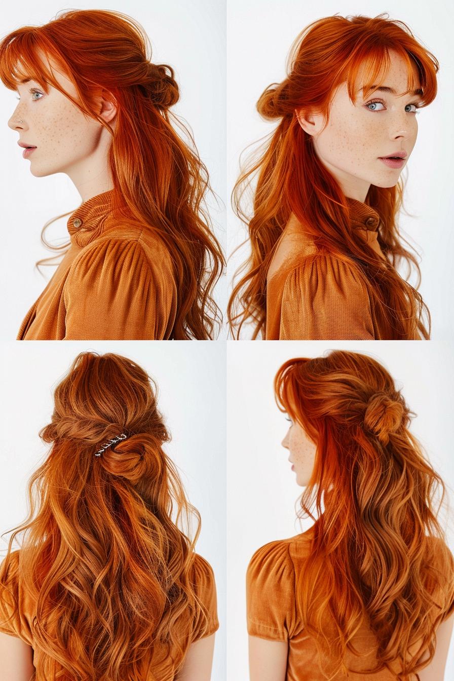 Flame-Kissed Romantic Waves