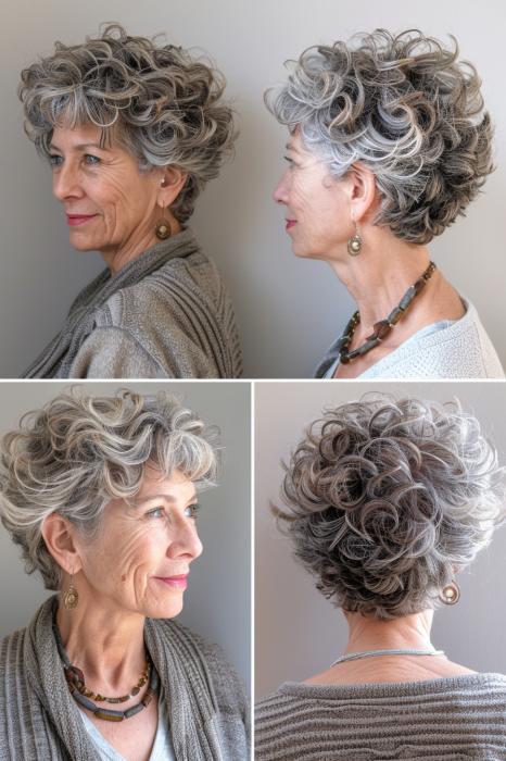 Radiant Silver Curls