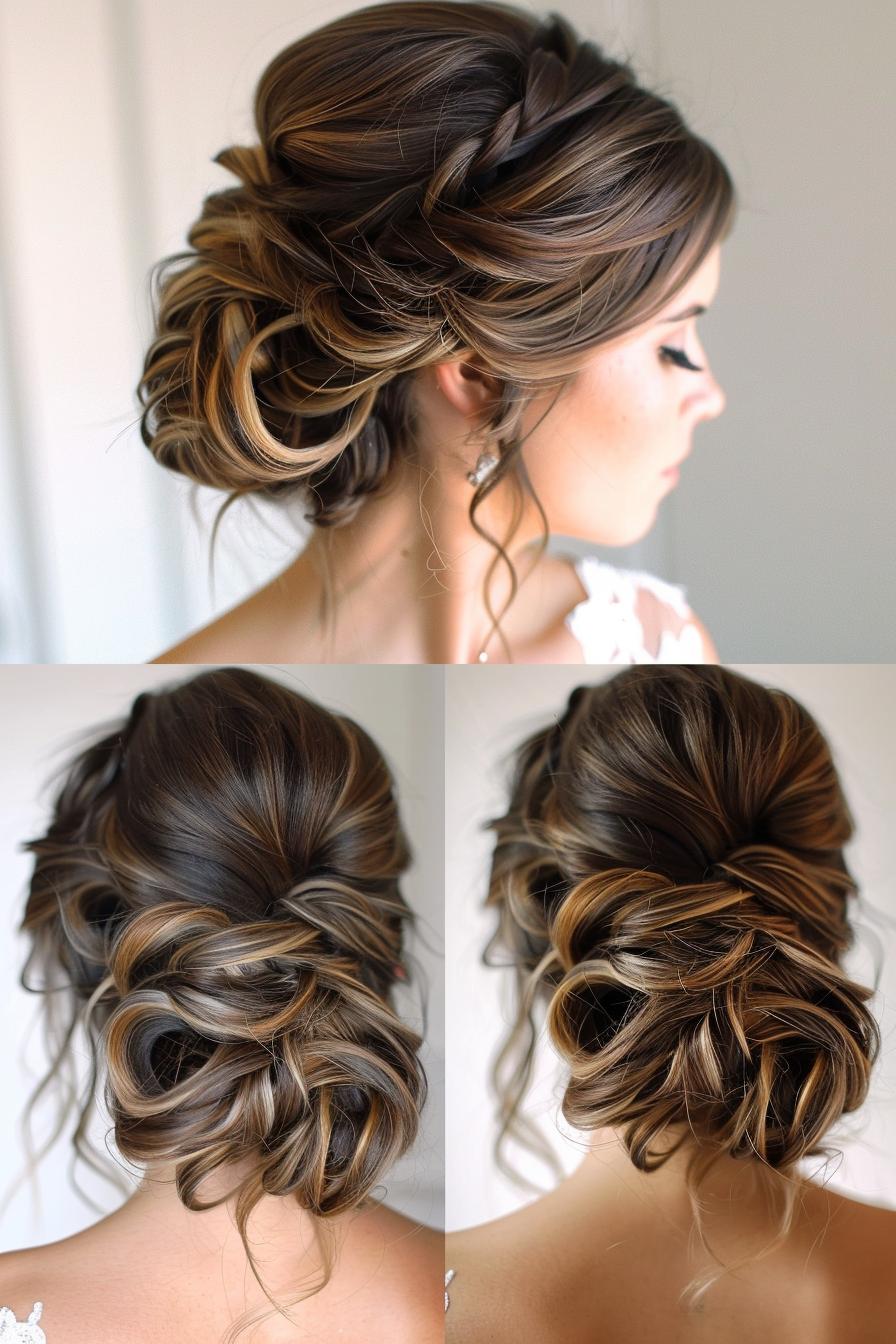 Romantic Braided Updo Elegance