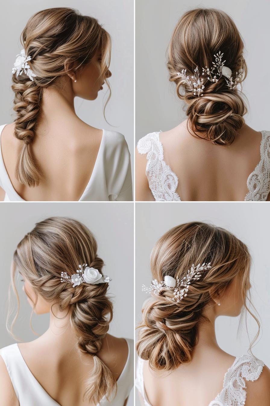 Romantic Floral Updo