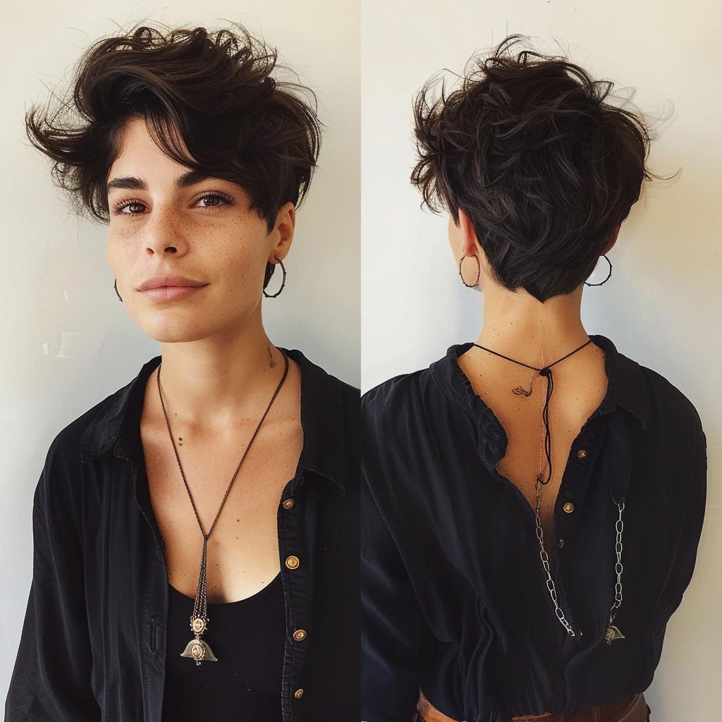 Waves Pixie Cut