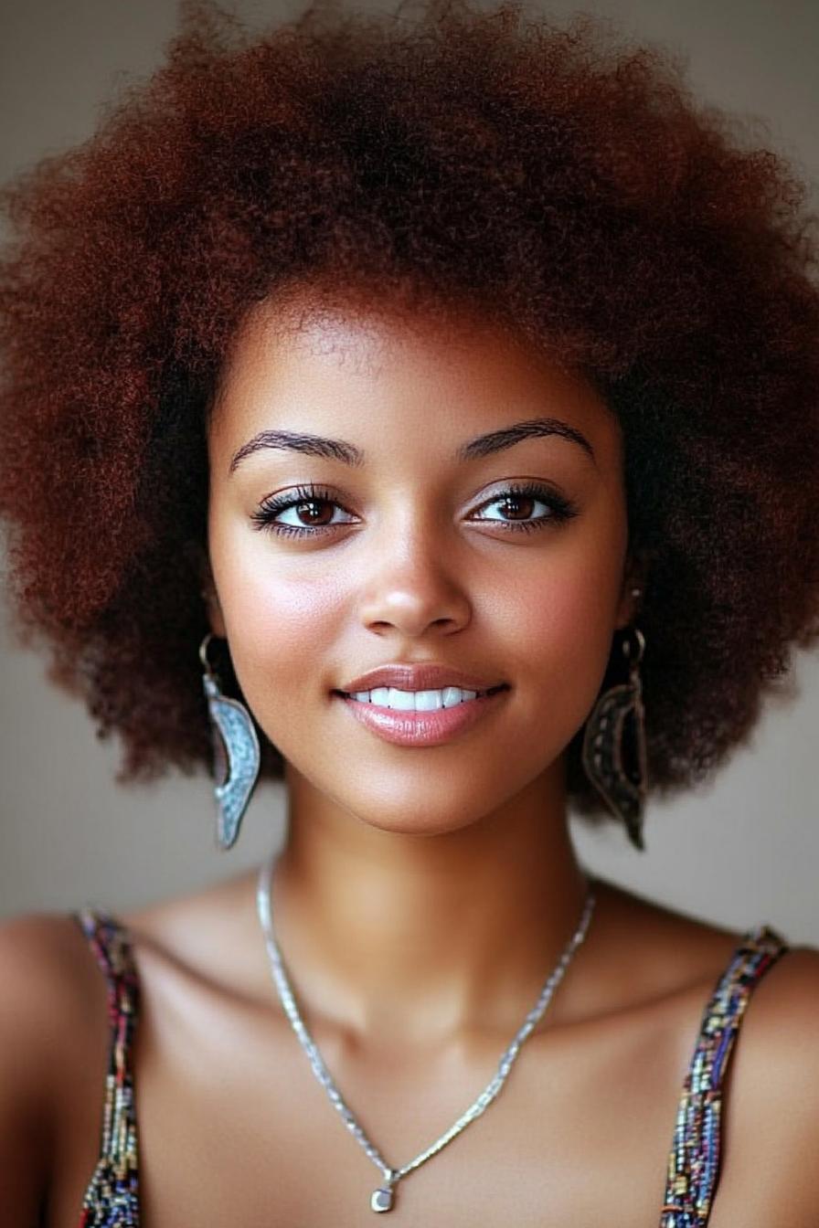 Afro Crowned Beauty