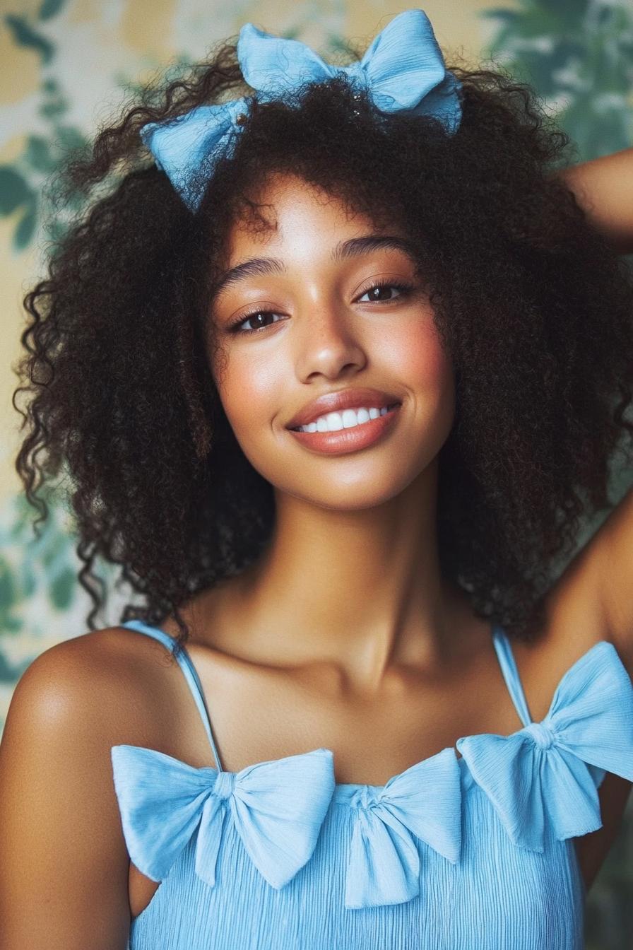 Bouncy Curls and Bows