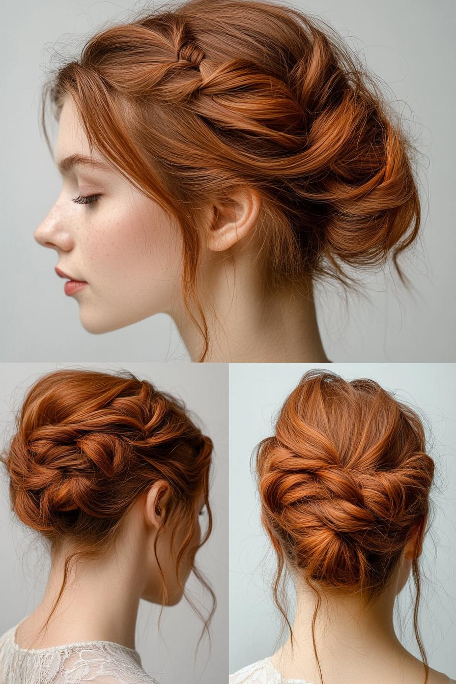 Braided Elegance Updo Magic