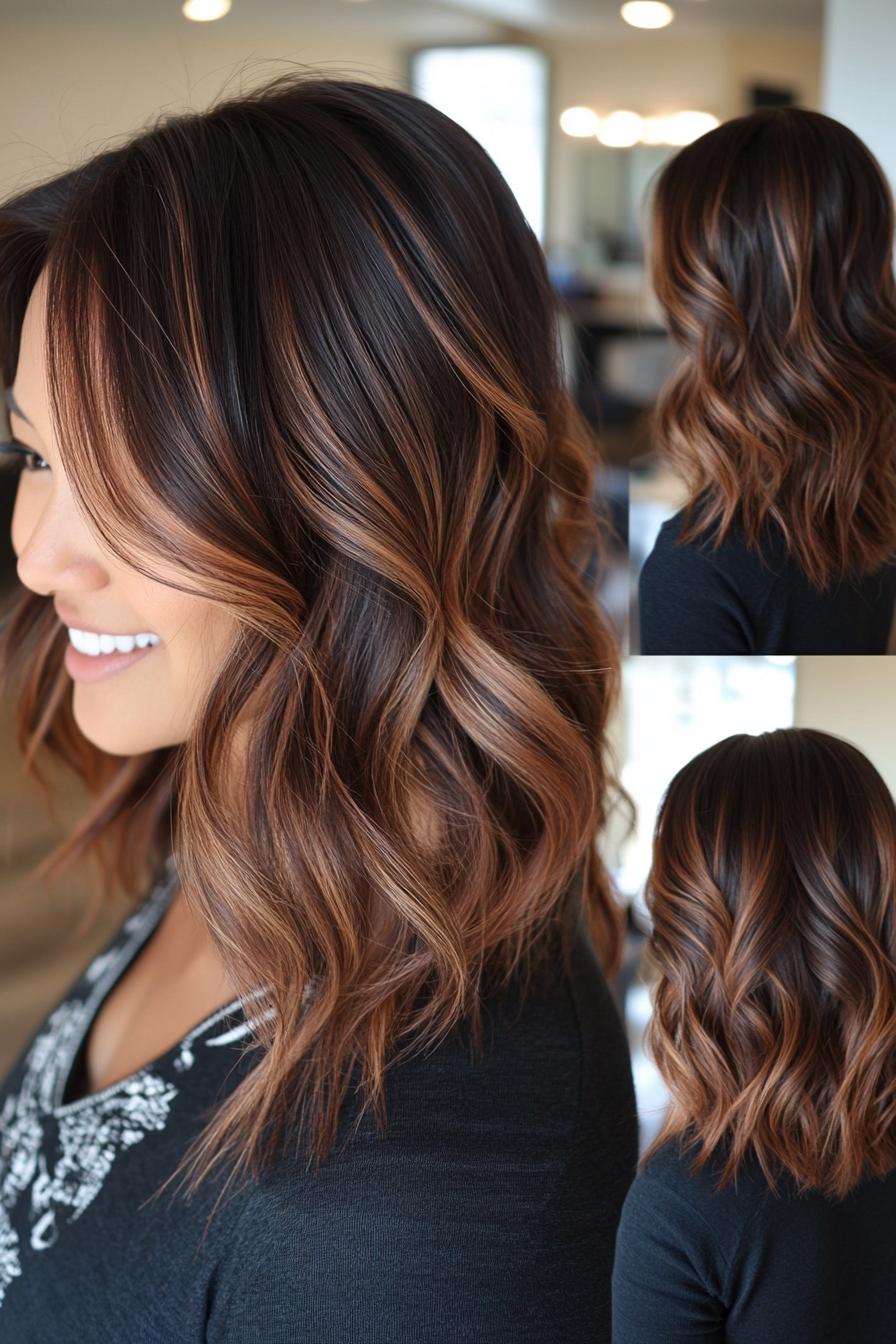 Caramel Chocolate Waves