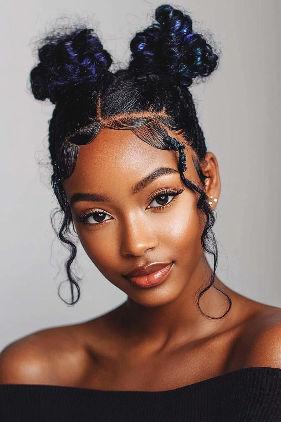 Chic Double Bun Vibes