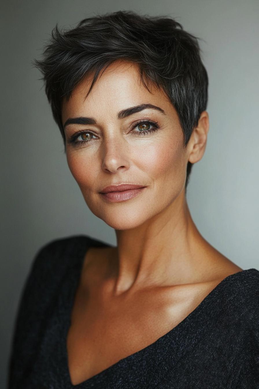 Chic Layered Pixie Haircut