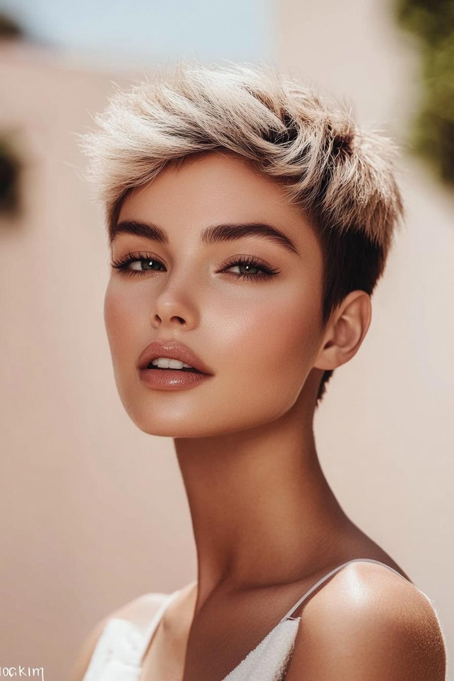 Chic Textured Pixie Cut