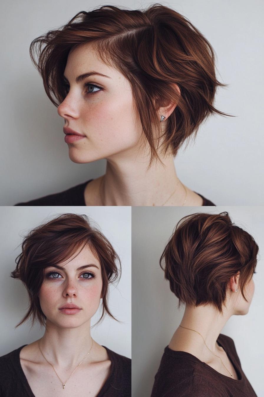 Chic Tousled Bob Style