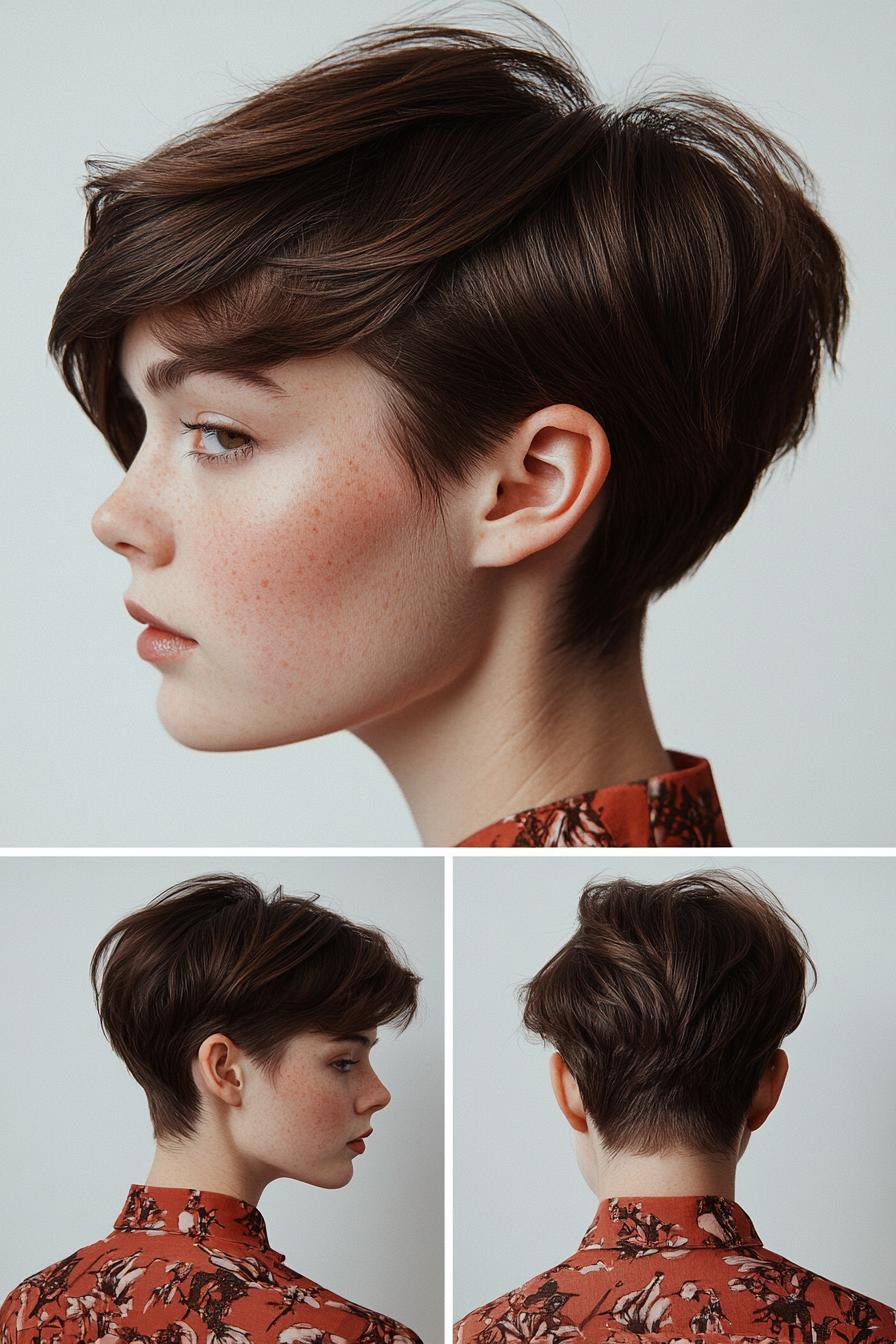 Edgy Asymmetrical Pixie Style