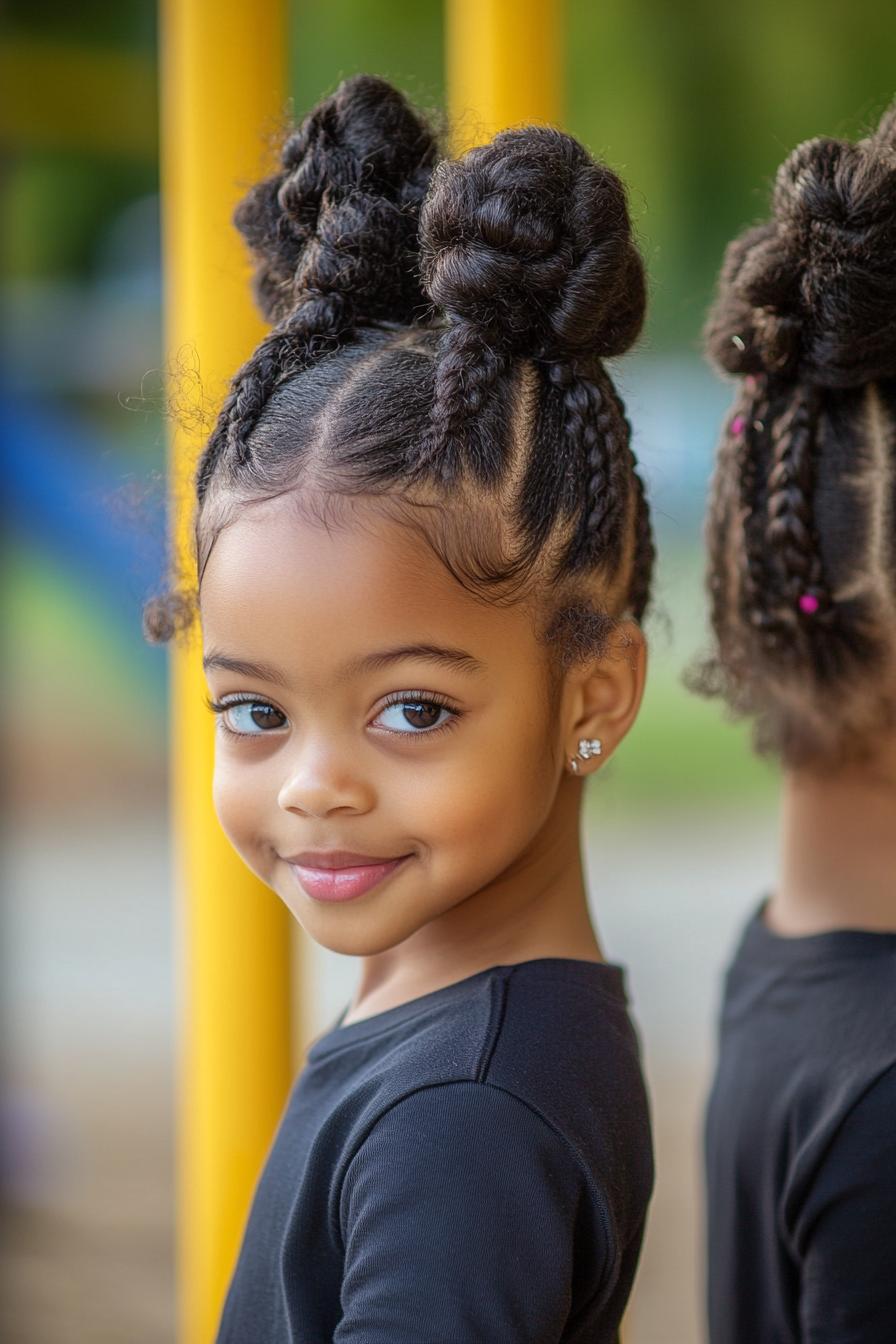 Elegant Cornrow Crown