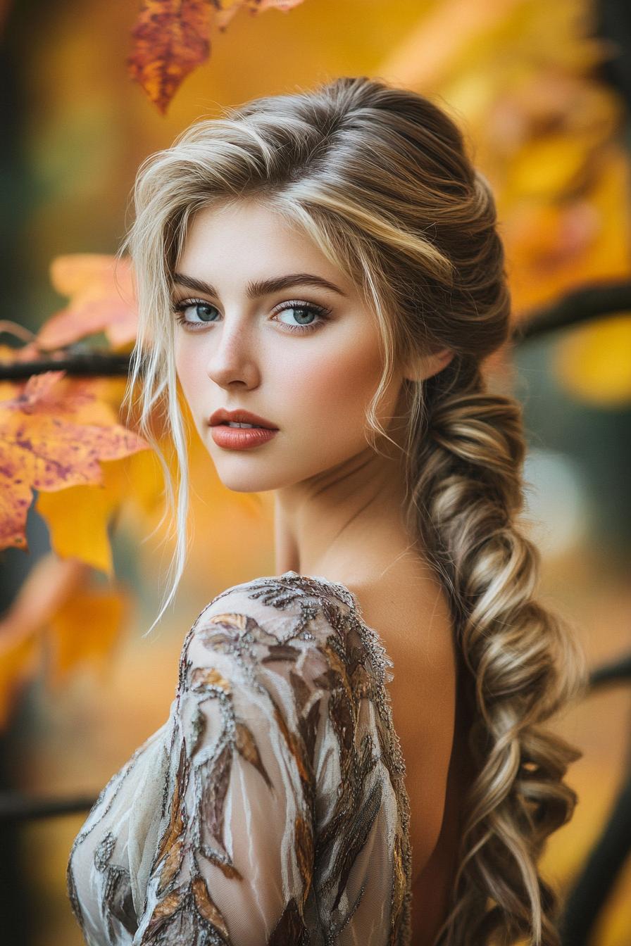 Elegant Fishtail Waves