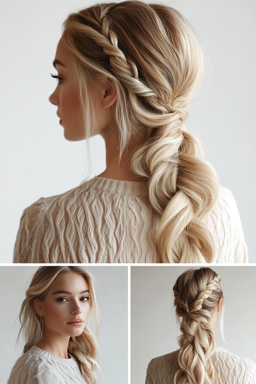 Elegant Flowing Braid Artistry