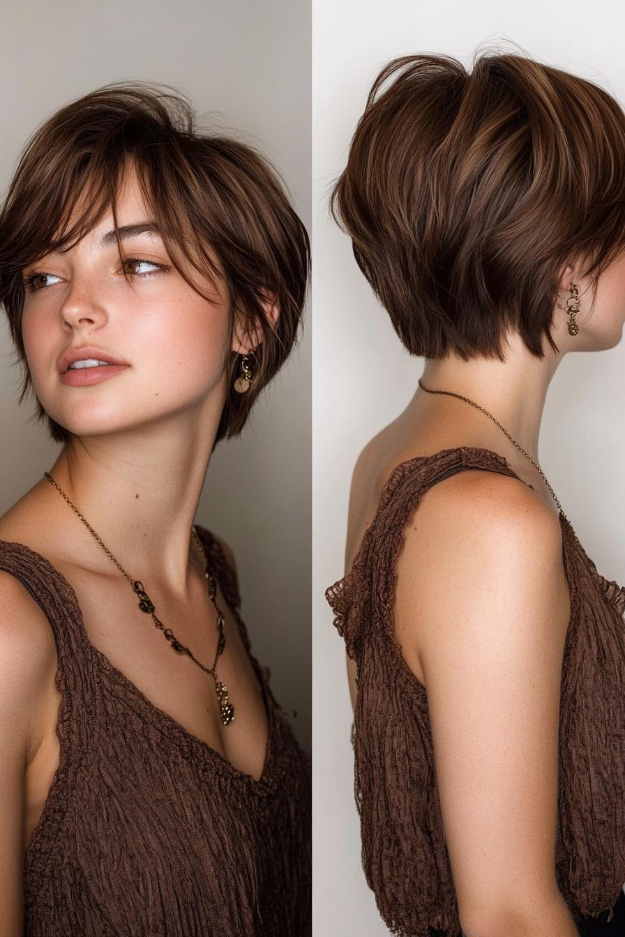 Elegant Textured Bob Beauty