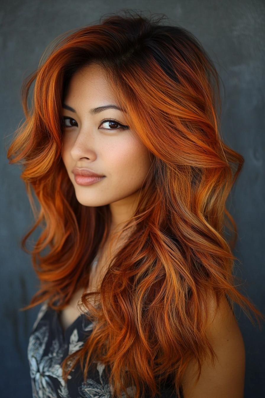 Fiery Waves of Elegance