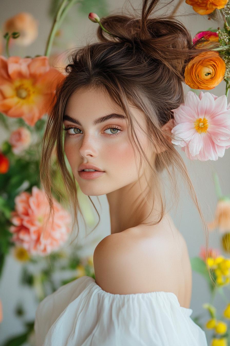 Floral Crowning Beauty