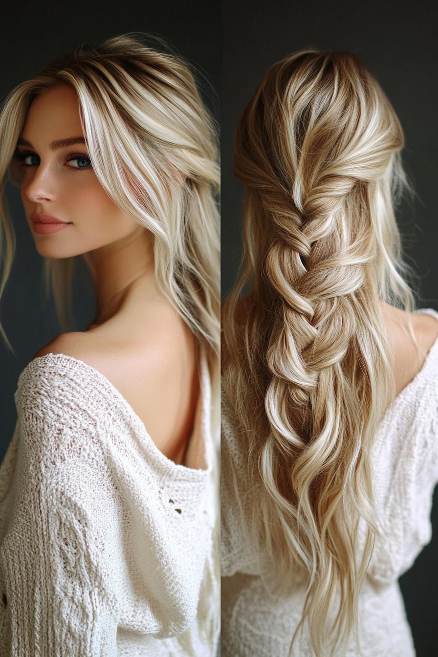 Golden Waves and Braids