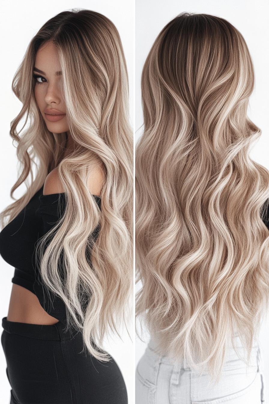 Natural Blonde Waves Delight