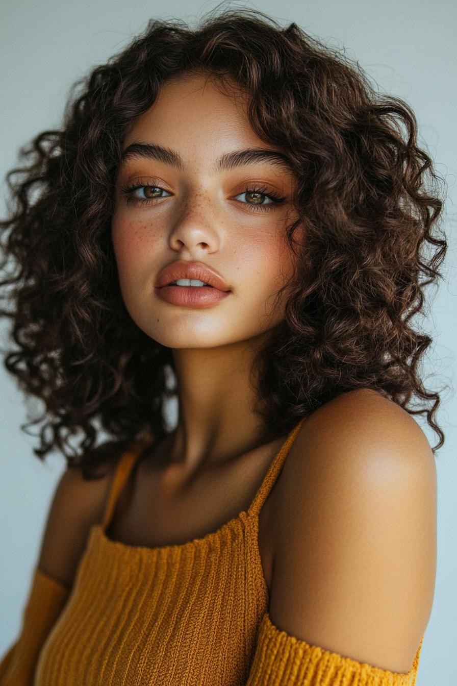 Natural Curly Bob Beauty