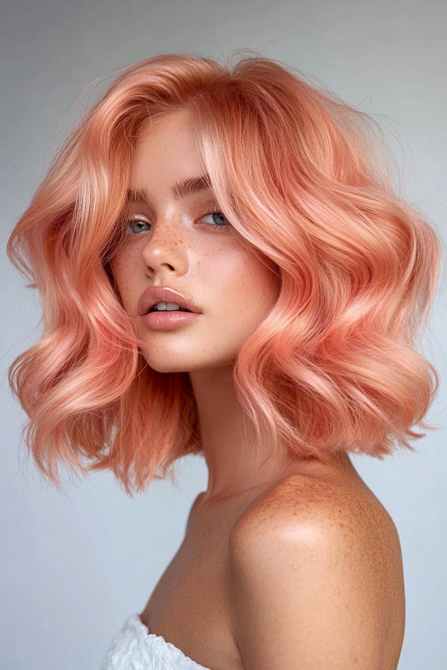 Peach Pink Elegance