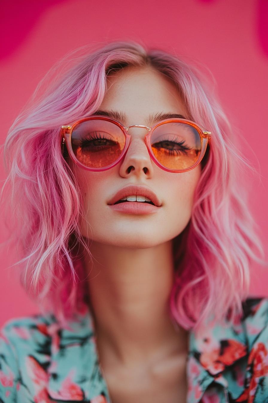 Pink Waves and Shades