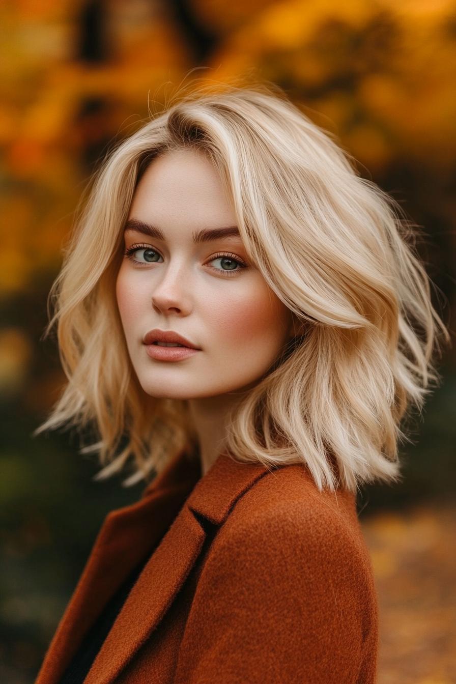 Radiant Waves Blonde Bob