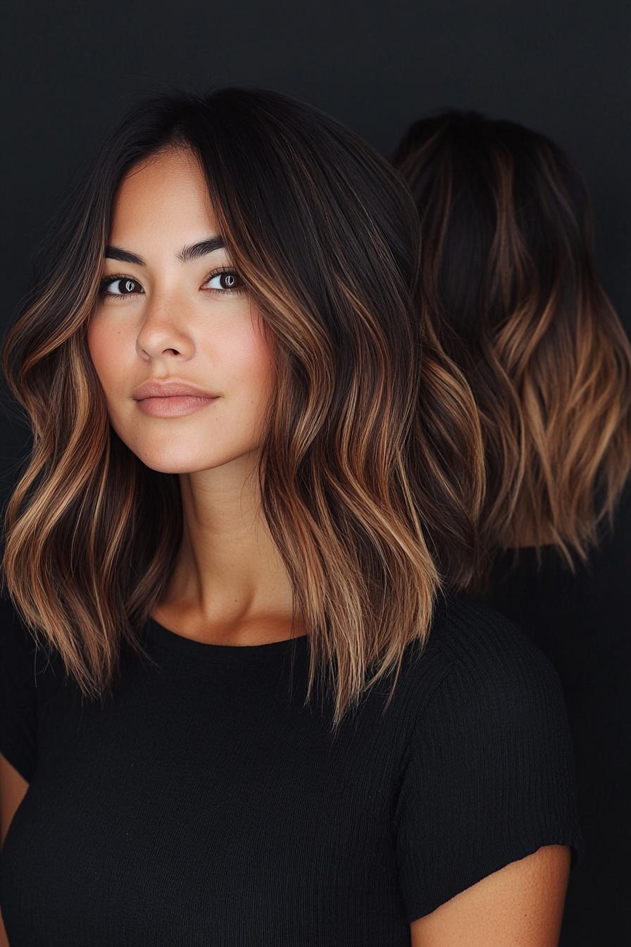 Sun-Kissed Balayage Waves