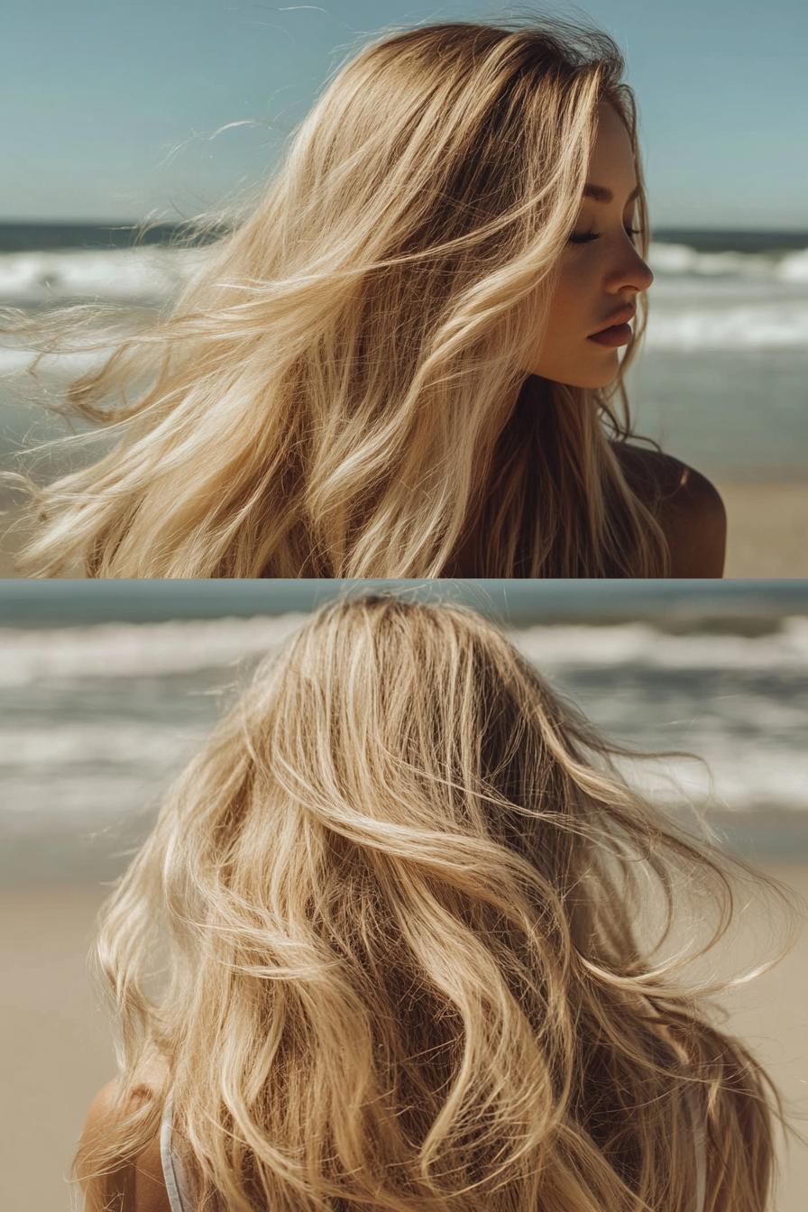 Sun-Kissed Beach Waves