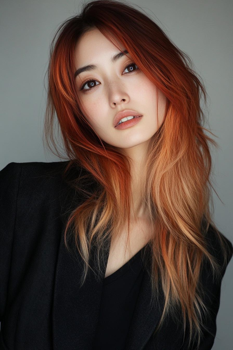 Sun-Kissed Copper Waves