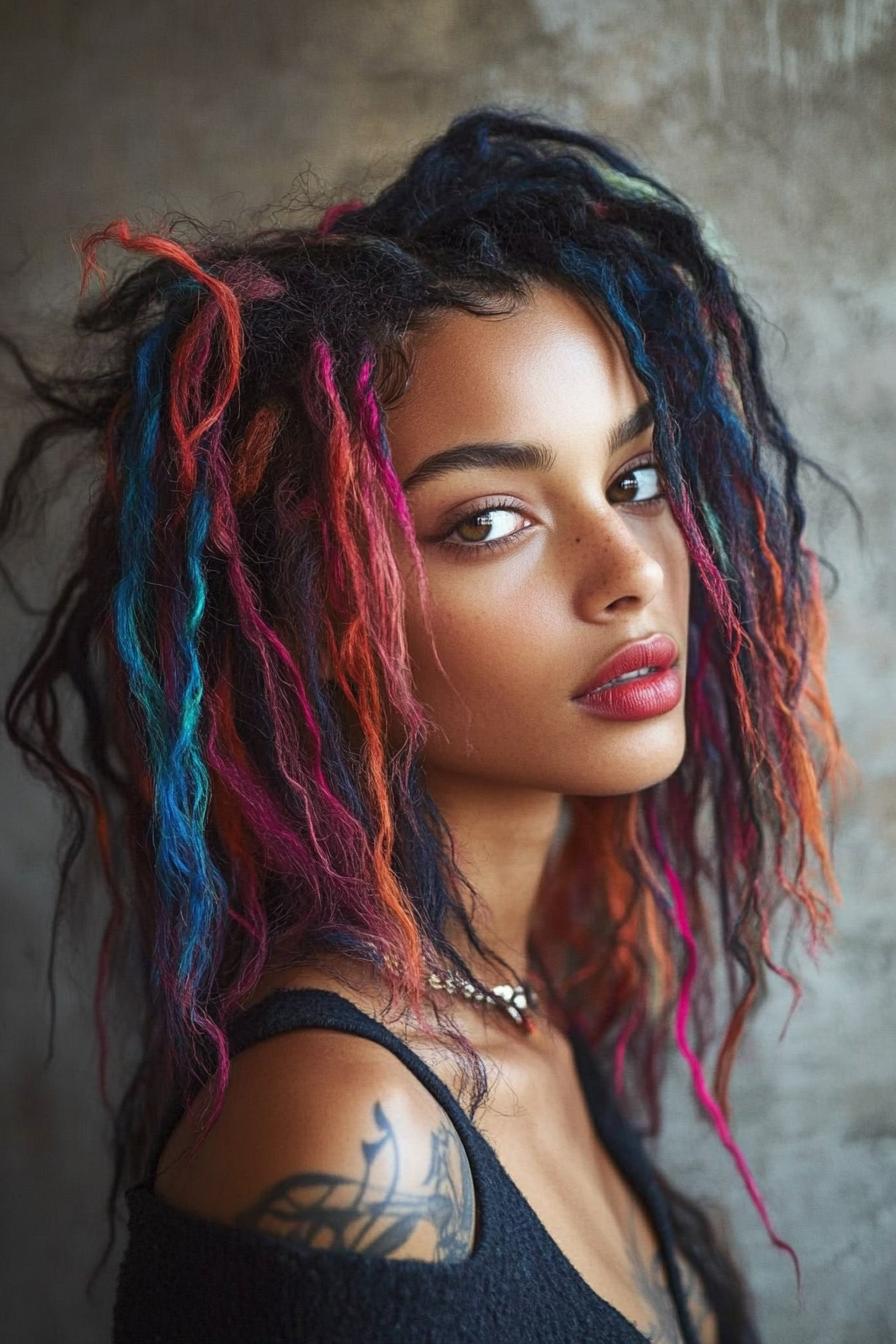 Vibrant Dreadlock Magic