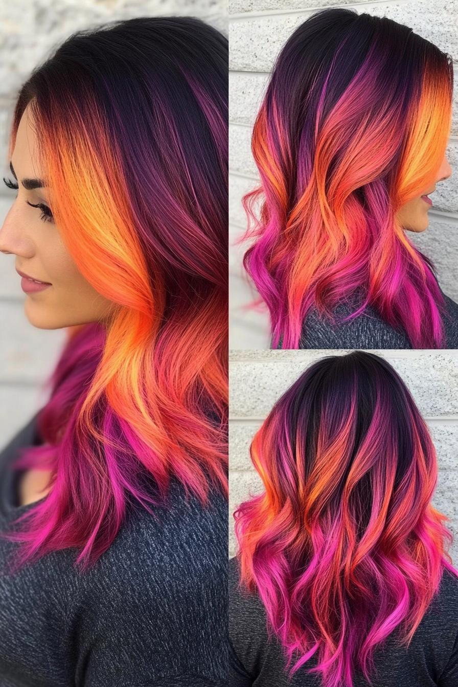 Vibrant Gradient Hair Magic